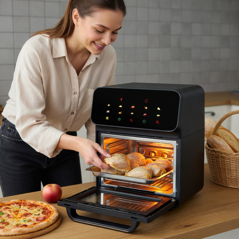 Crispy results, less oil